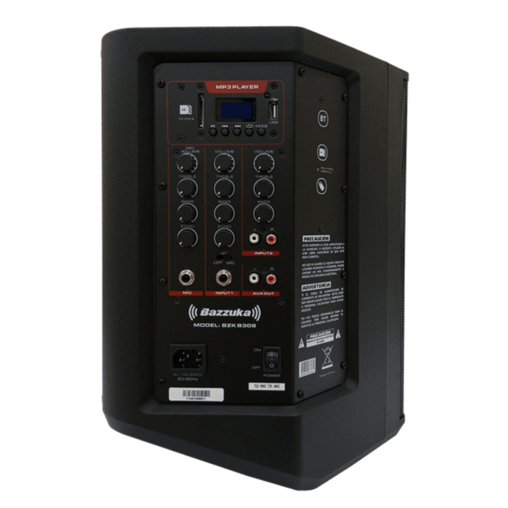 Parlante Bazzuka B308 | 100 Watts modelo B-308 cómpralo en Mi Bodega Ec
