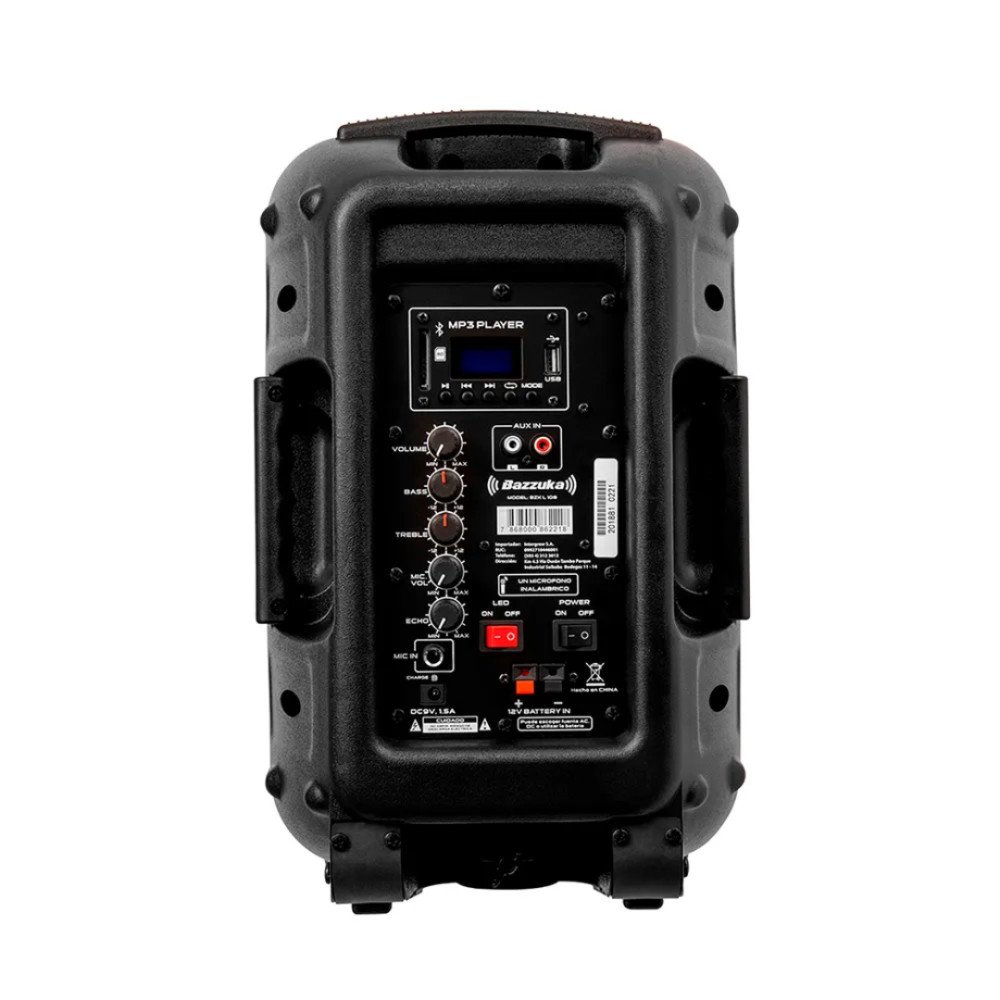 Parlante Bazzuka L-108| 3.000 Watts PMPO