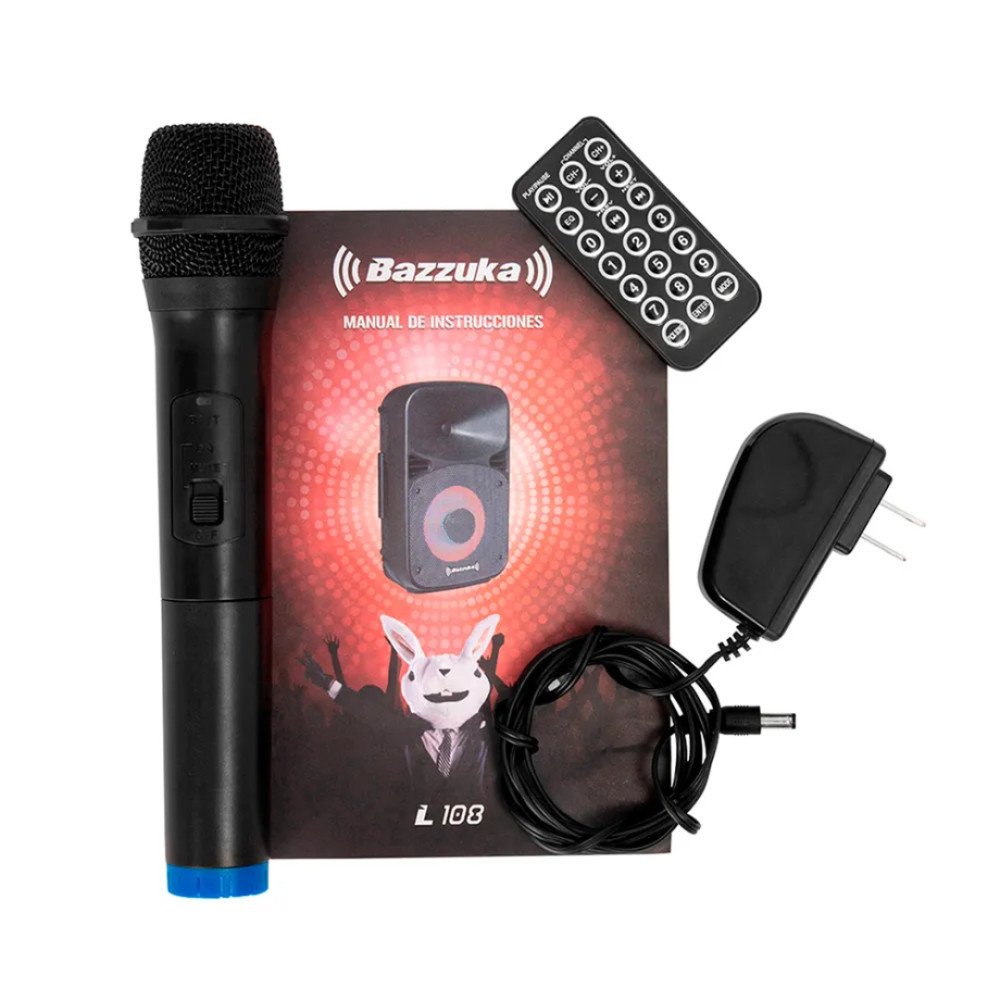 Parlante Bazzuka L-108| 3.000 Watts PMPO