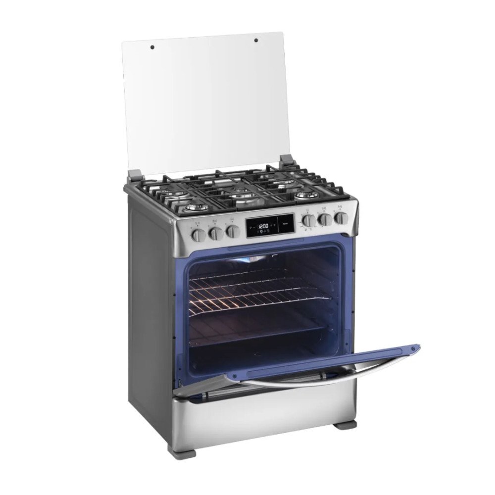 Cocina a Gas Indurama Roma Zafiro | 5 Hornillas| MaxGrill modelo ROMA-ZFO cómpralo en Mi Bodega Ec