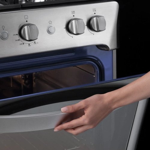 Cocina a Gas Indurama Granada Zafiro | 4 Hornillas modelo GRANADA-ZFO cómpralo en Mi Bodega Ec