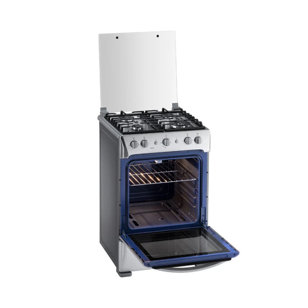 Cocina a Gas Indurama Milan Zafiro | 4 Hornillas |24'' modelo MILAN-ZFO cómpralo en Mi Bodega Ec