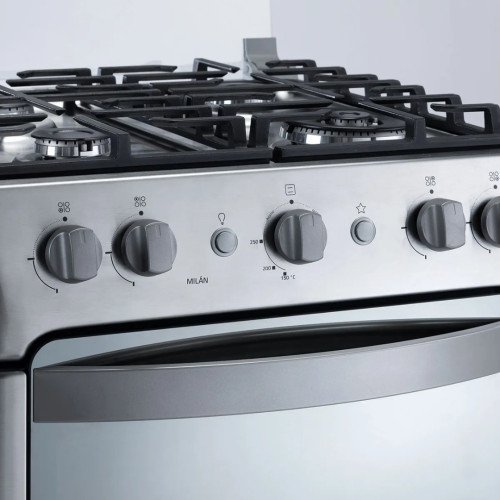 Cocina a Gas Indurama Milan Zafiro | 4 Hornillas |24'' modelo MILAN-ZFO cómpralo en Mi Bodega Ec