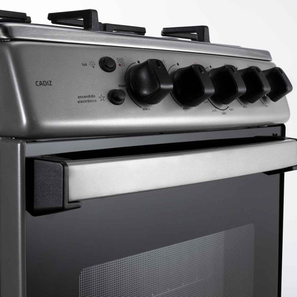 Cocina a Gas Indurama Cádiz  | 4 Hornillas | Spazio Plus modelo CADIZ-SPZ cómpralo en Mi Bodega Ec