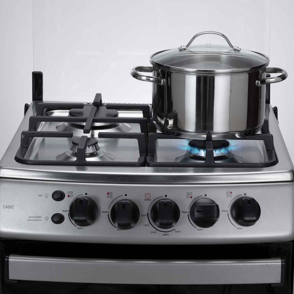 Cocina a Gas Indurama Cádiz  | 4 Hornillas | Spazio Plus modelo CADIZ-SPZ cómpralo en Mi Bodega Ec