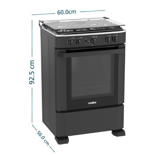 Cocina a Gas Mabe EM6040FN0| 4 Hornillas | 60 cm modelo EM6040FN0 cómpralo en Mi Bodega Ec