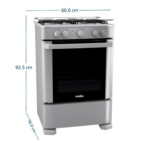 Cocina a Gas Mabe EM6020SG1| 4 Hornillas | 60 cm modelo EM6020SG1 cómpralo en Mi Bodega Ec
