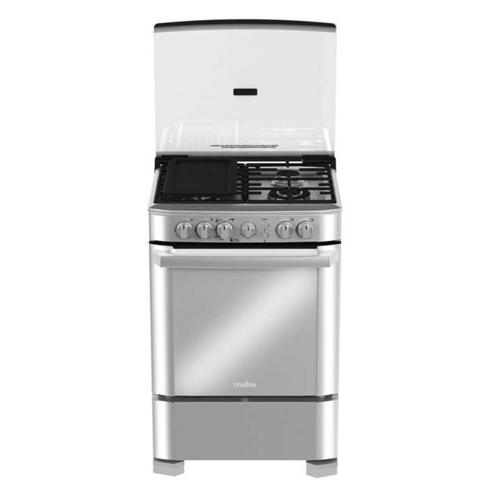 Cocina a Gas Mabe EM6060FX3| 4 Hornillas | 60 cm modelo EM6060FX3 cómpralo en Mi Bodega Ec