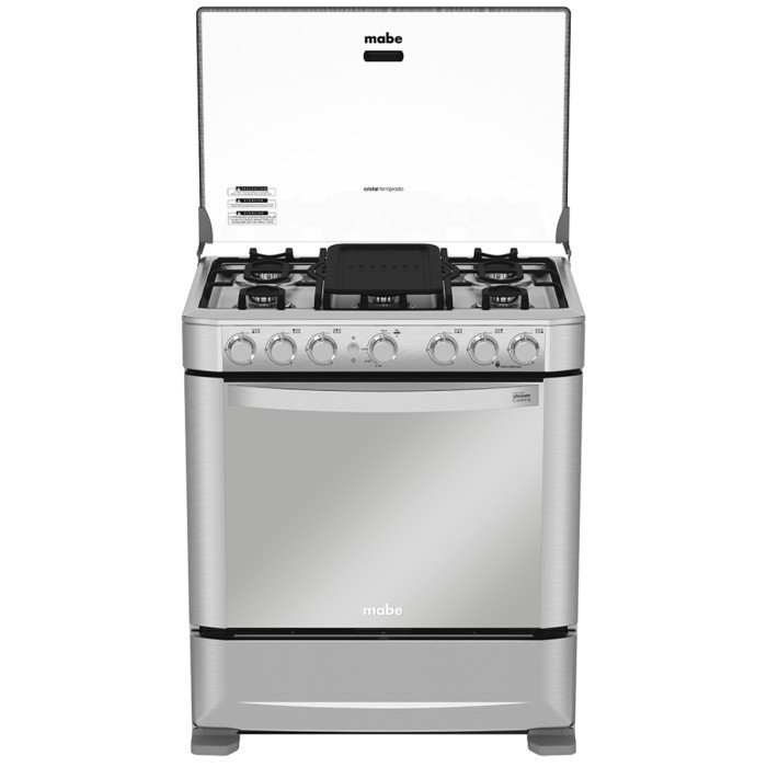 Cocina a Gas Mabe EM7620FX0| 6 Hornillas | 76 cm modelo EM7620FX0 cómpralo en Mi Bodega Ec