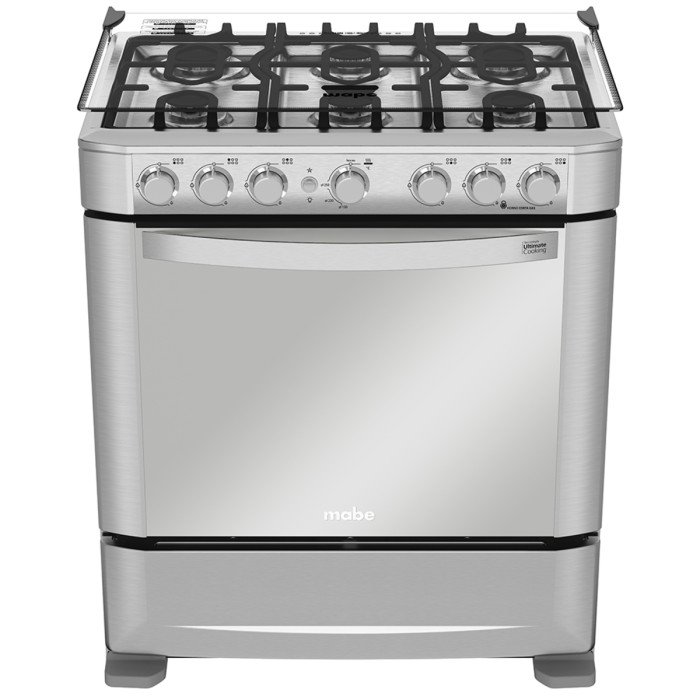 Cocina a Gas Mabe EM7625FX0| 6 Hornillas | 76 cm modelo EM7625FX0 cómpralo en Mi Bodega Ec