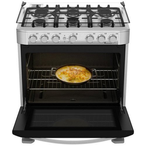 Cocina a Gas Mabe EM7625FX0| 6 Hornillas | 76 cm modelo EM7625FX0 cómpralo en Mi Bodega Ec