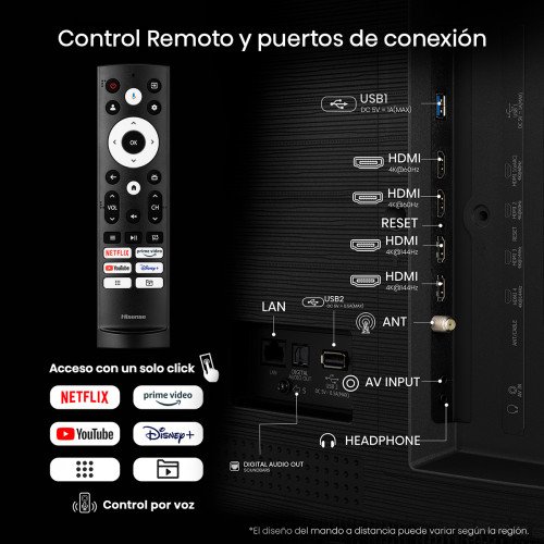 Televisor Hisense Q6QG 98'' | QLed 4K UHD modelo HS-98Q6QG cómpralo en Mi Bodega Ec
