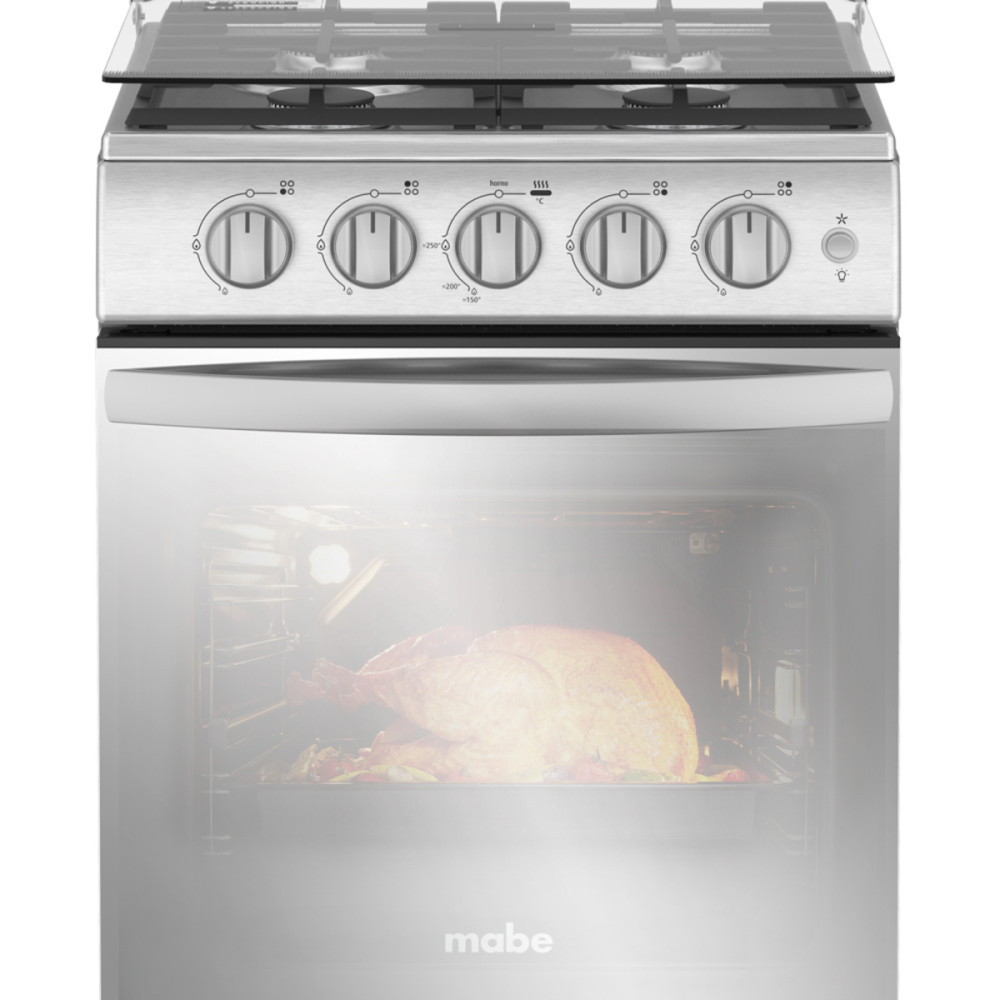 Cocina a Gas Mabe EM5130FX1|4 Hornillas|52 cm modelo EM5130FX1 cómpralo en Mi Bodega Ec