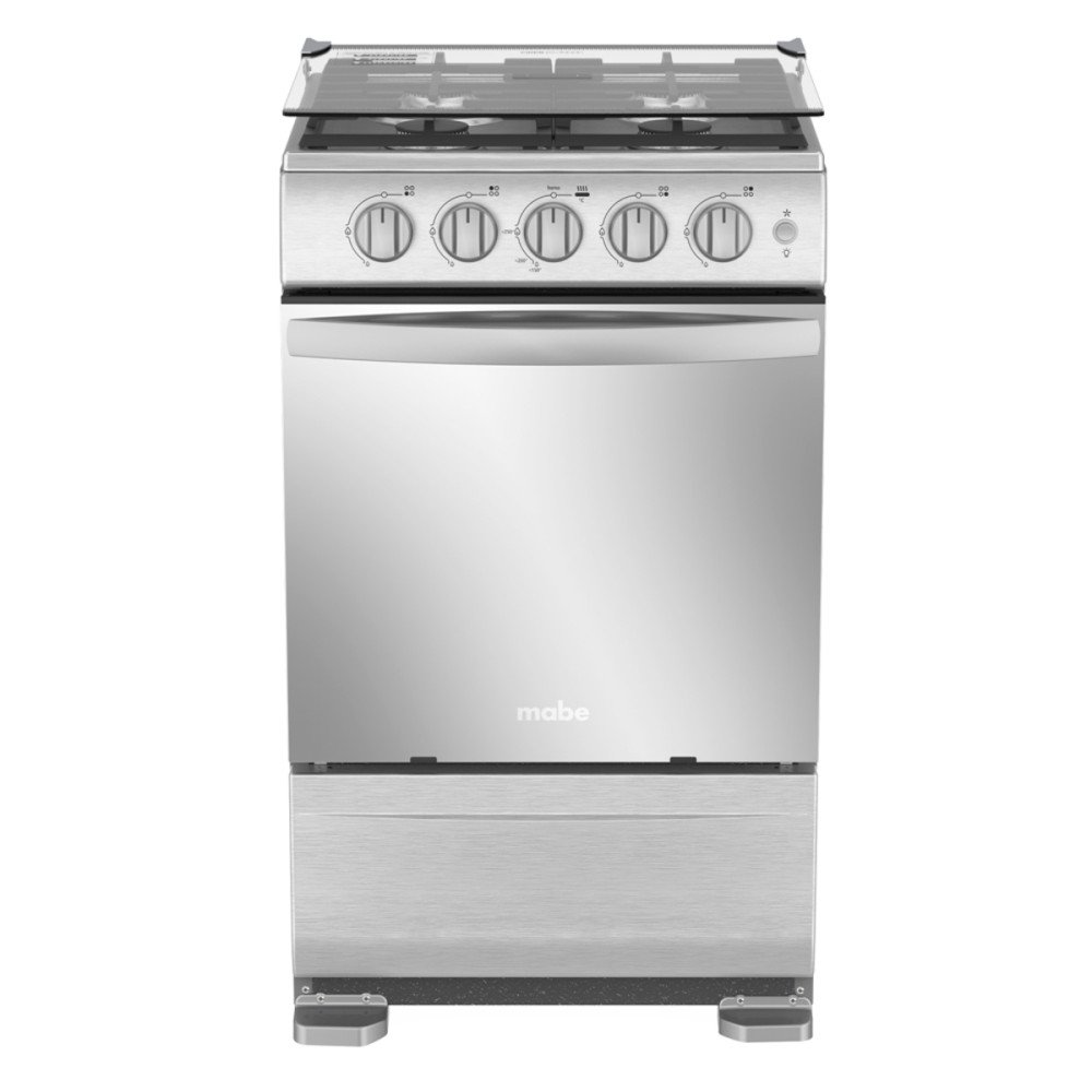 Cocina a Gas Mabe EM5130FX1| 4 Hornillas | 52 cm modelo EM5130FX1 cómpralo en Mi Bodega Ec