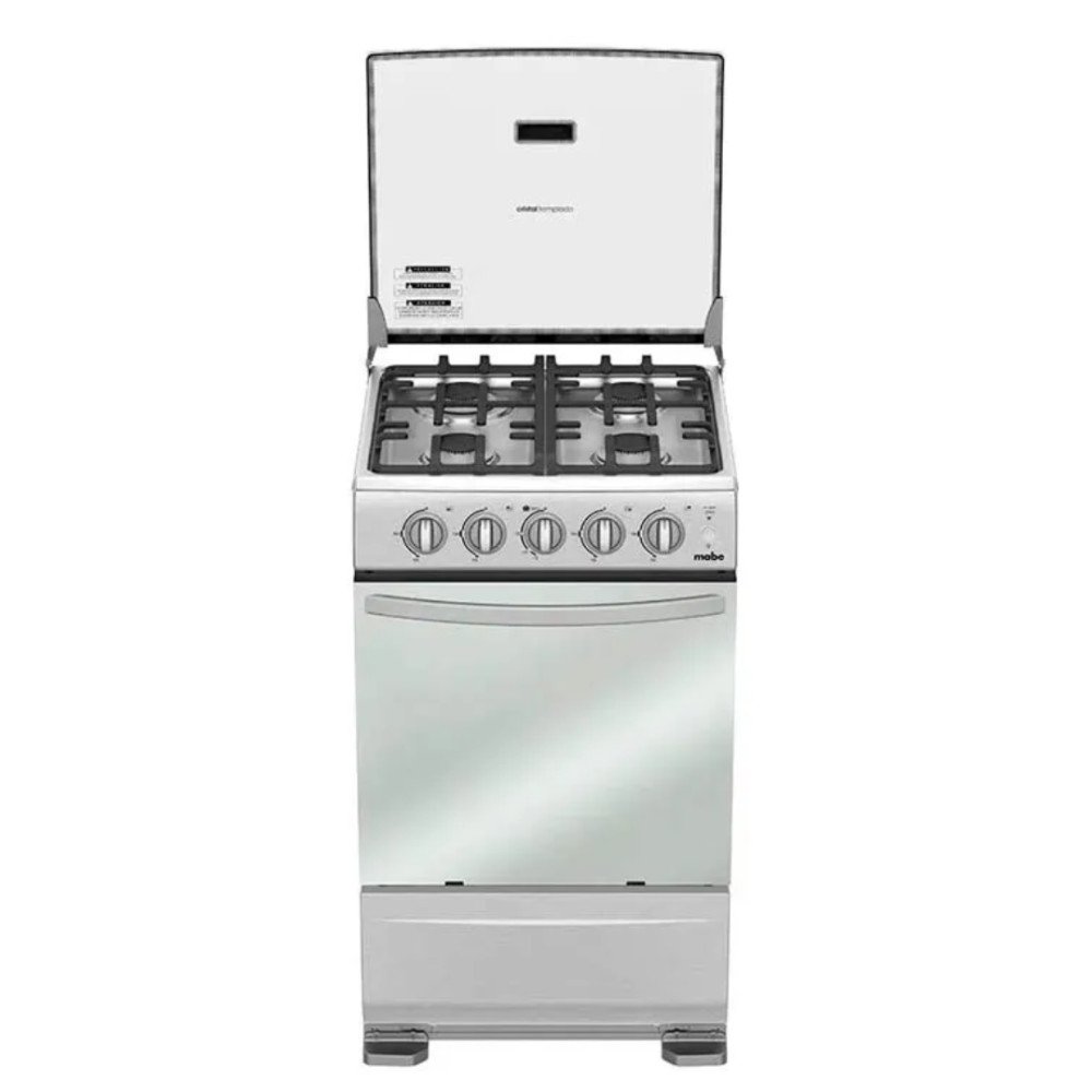 Cocina a Gas Mabe EM5130FX1| 4 Hornillas | 52 cm modelo EM5130FX1 cómpralo en Mi Bodega Ec