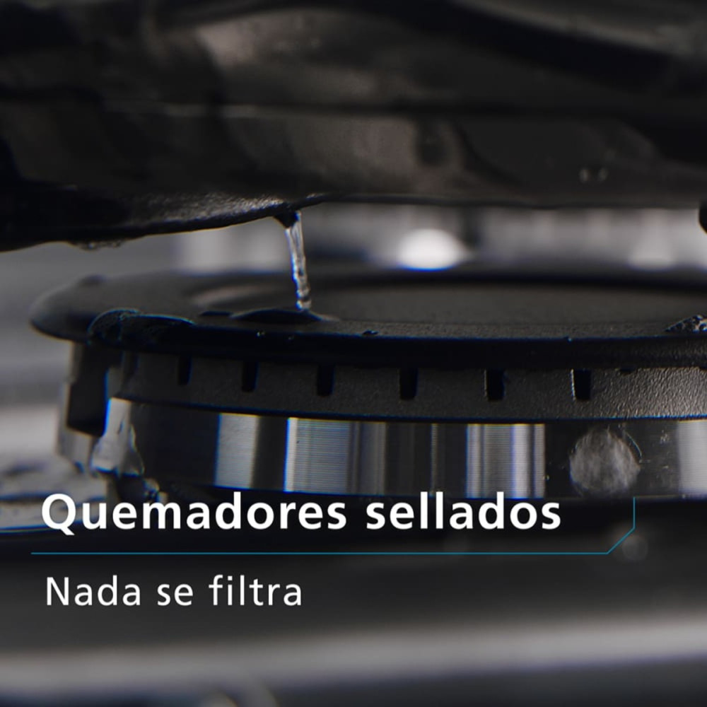 Cocina a Gas Mabe EM7640FX1| 6 Hornillas|76 cm