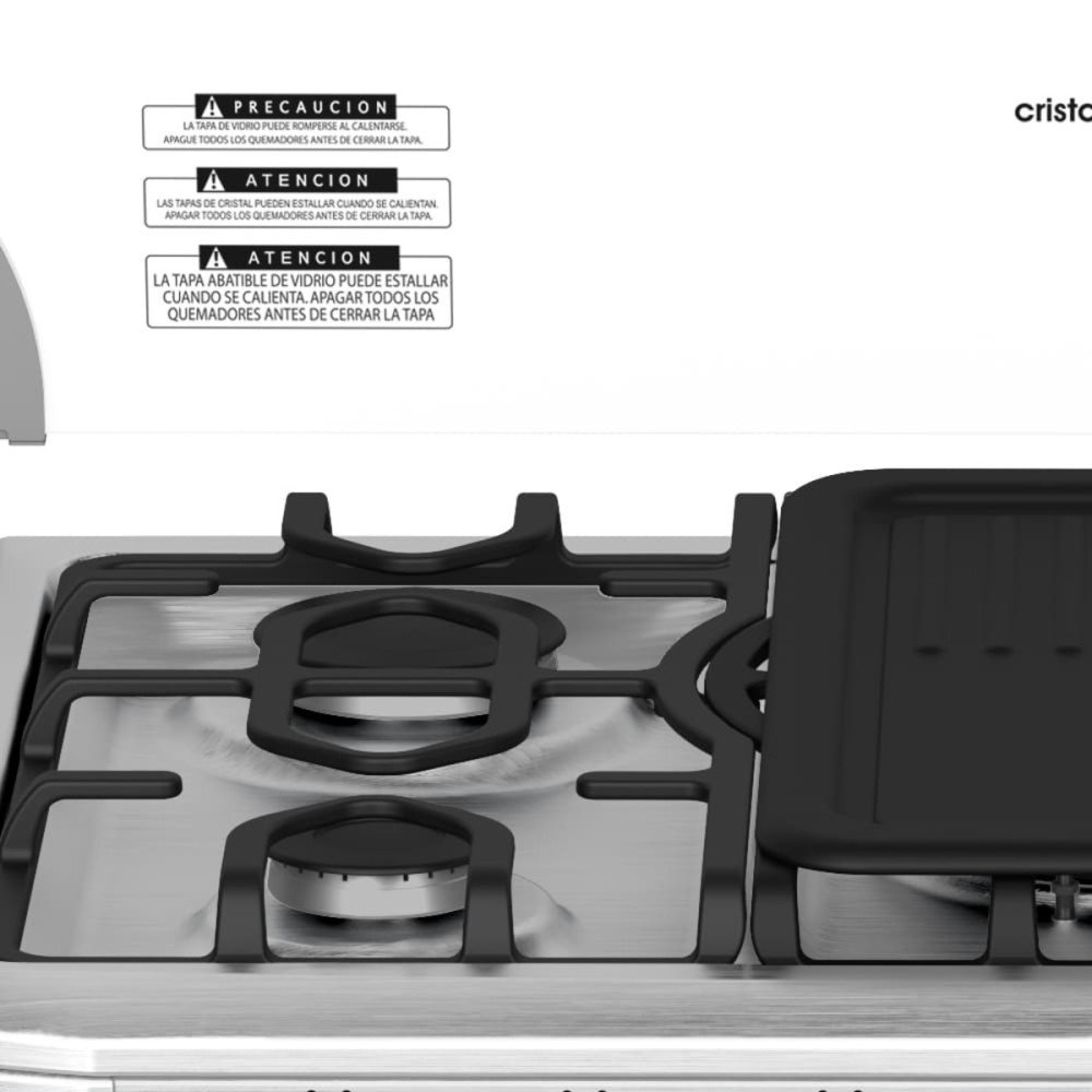 Cocina a Gas Mabe EM7640FX1| 6 Hornillas | 76 cm