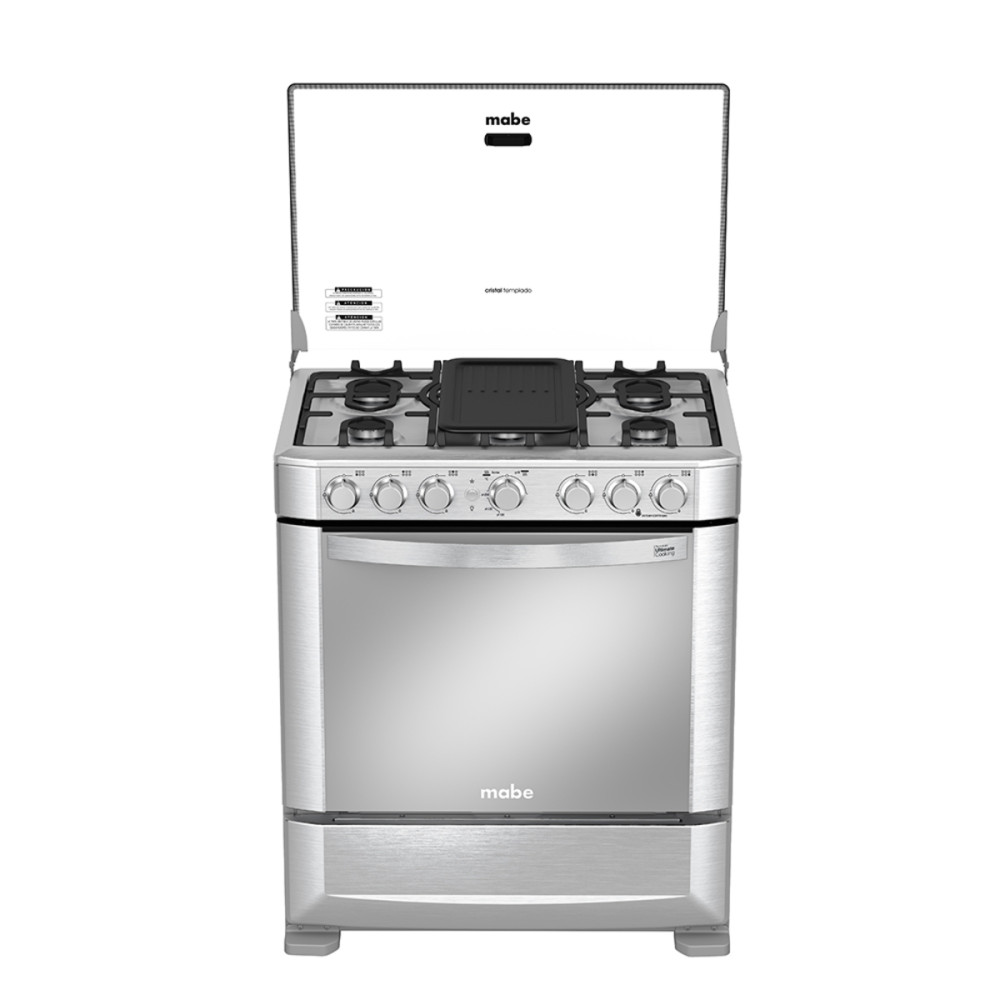 Cocina a Gas Mabe EM7640FX1| 6 Hornillas|76 cm modelo EM7640FX1 cómpralo en Mi Bodega Ec