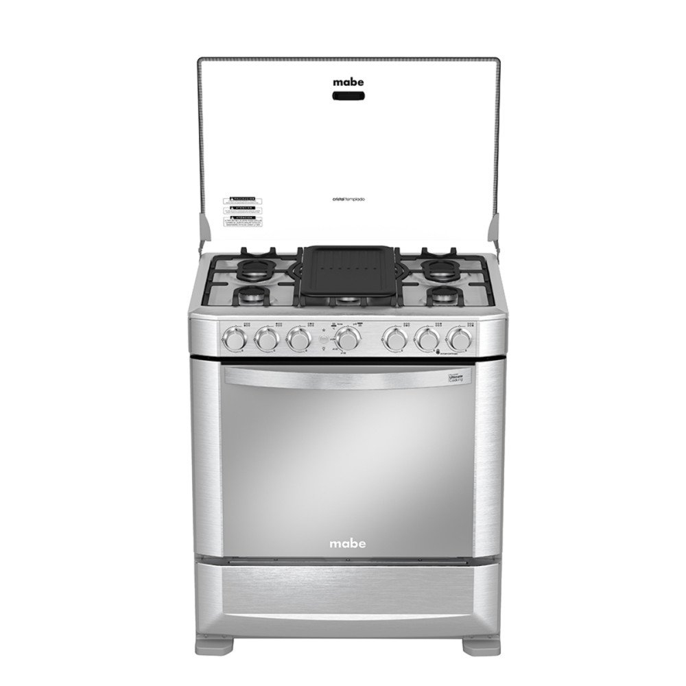 Cocina a Gas Mabe EM7640FX1| 6 Hornillas | 76 cm modelo EM7640FX1 cómpralo en Mi Bodega Ec