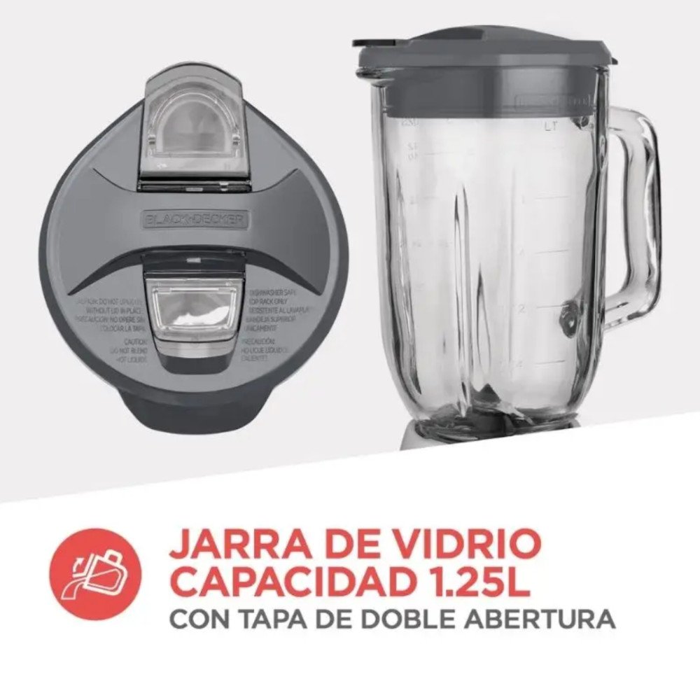 Licuadora Black & Decker BLBD210GSS|1.25 Lt modelo BLBD210GSS cómpralo en Mi Bodega Ec
