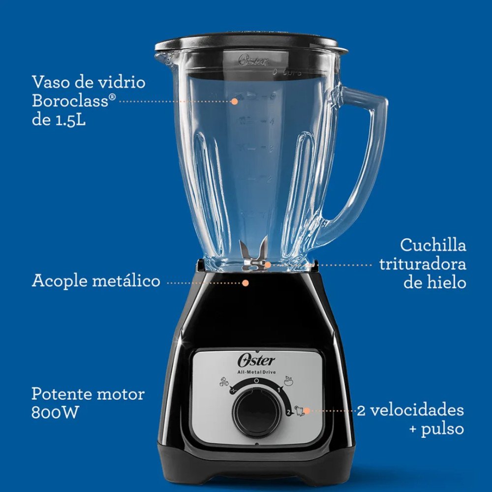 Licuadora Oster BLSTKAG-BRD-013|1.5 Lt. modelo BLSTKAG-BRD-013 cómpralo en Mi Bodega Ec