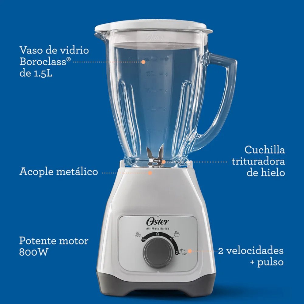 Licuadora Oster BLSTKAG-WRD-013|1.5 Lt. modelo BLSTKAG-WRD-013 cómpralo en Mi Bodega Ec