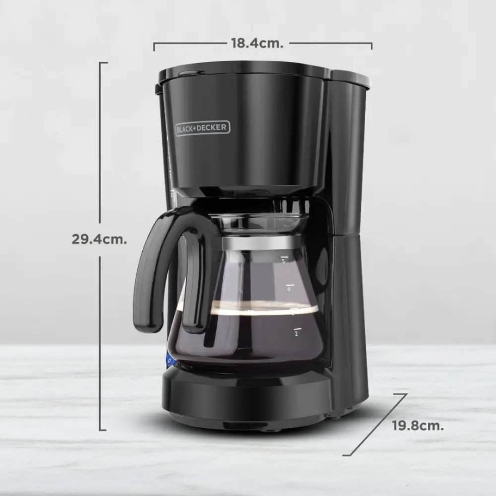 Cafetera Black & Decker CM0701B l 5 Tazas modelo CM0701B cómpralo en Mi Bodega Ec
