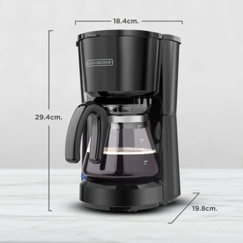 Cafetera Black & Decker CM0701B l 5 Tazas modelo CM0701B cómpralo en Mi Bodega Ec
