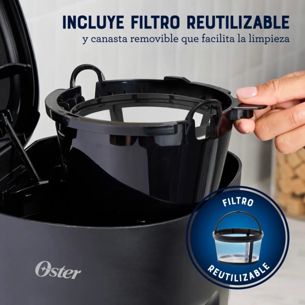 Cafetera Oster BVSTDCS121B-013 l 12 Tazas modelo BVSTDCS121B-013 cómpralo en Mi Bodega Ec