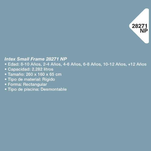 INTEX | PISCINA DESMONTABLE RECT 260X160X65CM modelo 28271NP cómpralo en Mi Bodega Ec