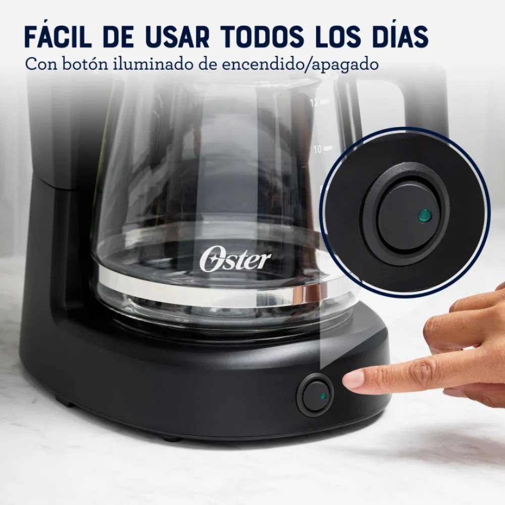 Cafetera Oster BVSTDCS121B-013 l 12 Tazas modelo BVSTDCS121B-013 cómpralo en Mi Bodega Ec