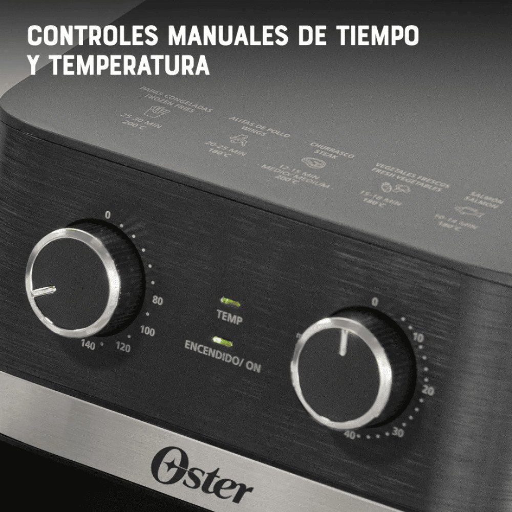 Freidora de Aire Oster 6Lt.| MMW-AF8001 1700 Watts modelo CKSTAF60WMDF cómpralo en Mi Bodega Ec