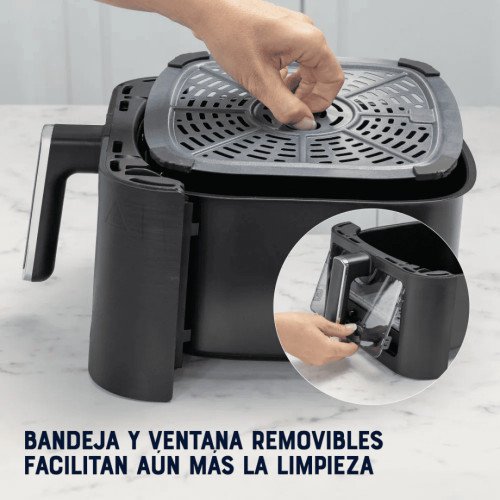 Freidora de Aire Oster 6Lt.| MMW-AF8001 1700 Watts modelo CKSTAF60WMDF cómpralo en Mi Bodega Ec