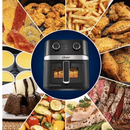 Freidora de Aire Oster 6Lt.| MMW-AF8001 1700 Watts modelo CKSTAF60WMDF cómpralo en Mi Bodega Ec