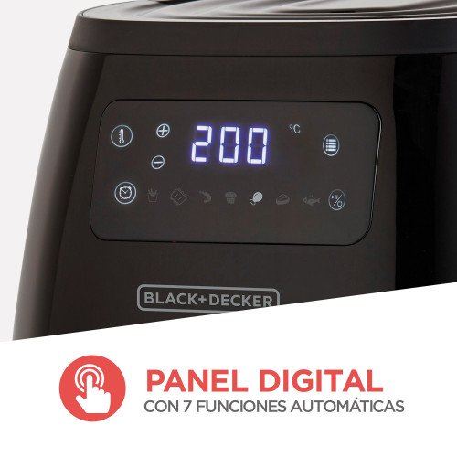 Freidora de Aire Black & Decker 5.7Lt. |HFD5055B 1500 Watts modelo HFD5055B cómpralo en Mi Bodega Ec