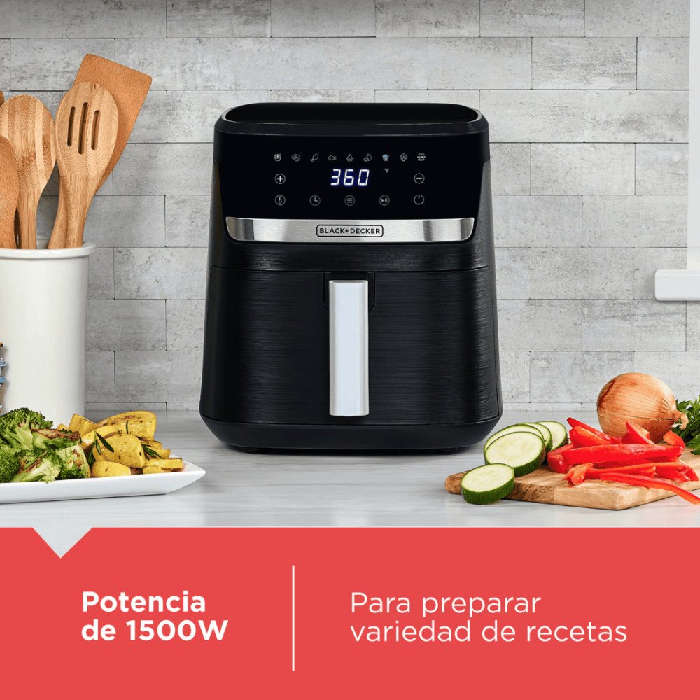 Freidora de Aire Black & Decker 5.5Lt.|AFBD62-1BDLA 1500 Watts