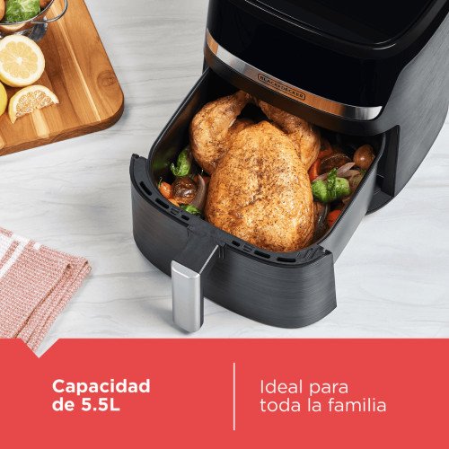 Freidora de Aire Black & Decker 5.5Lt.|AFBD62-1BDLA 1500 Watts modelo AFBD62-1BDLA cómpralo en Mi Bodega Ec