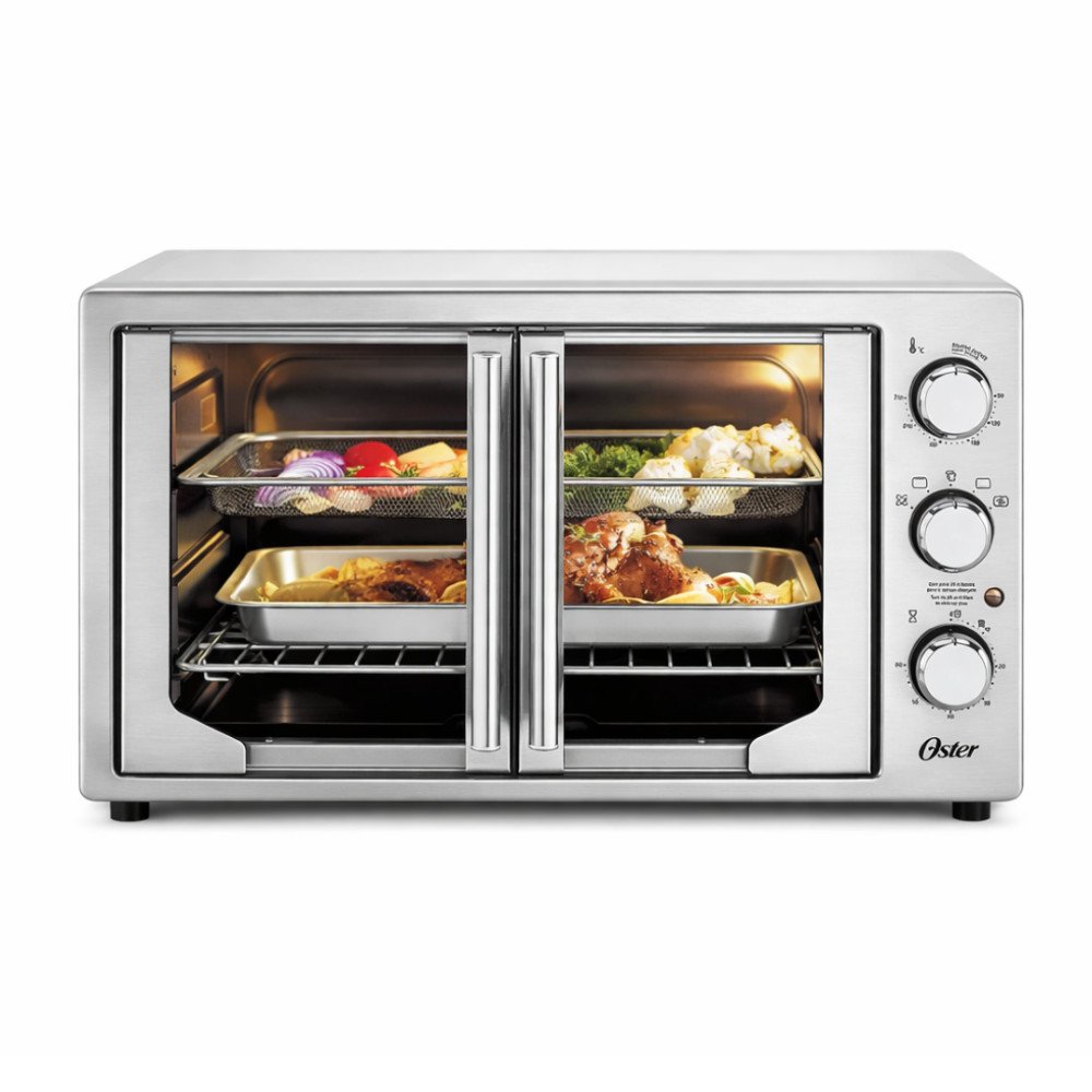 Horno y Freidora de Aire Oster 42Lt. | French Door modelo TSSTTVFDMAF-013 cómpralo en Mi Bodega Ec