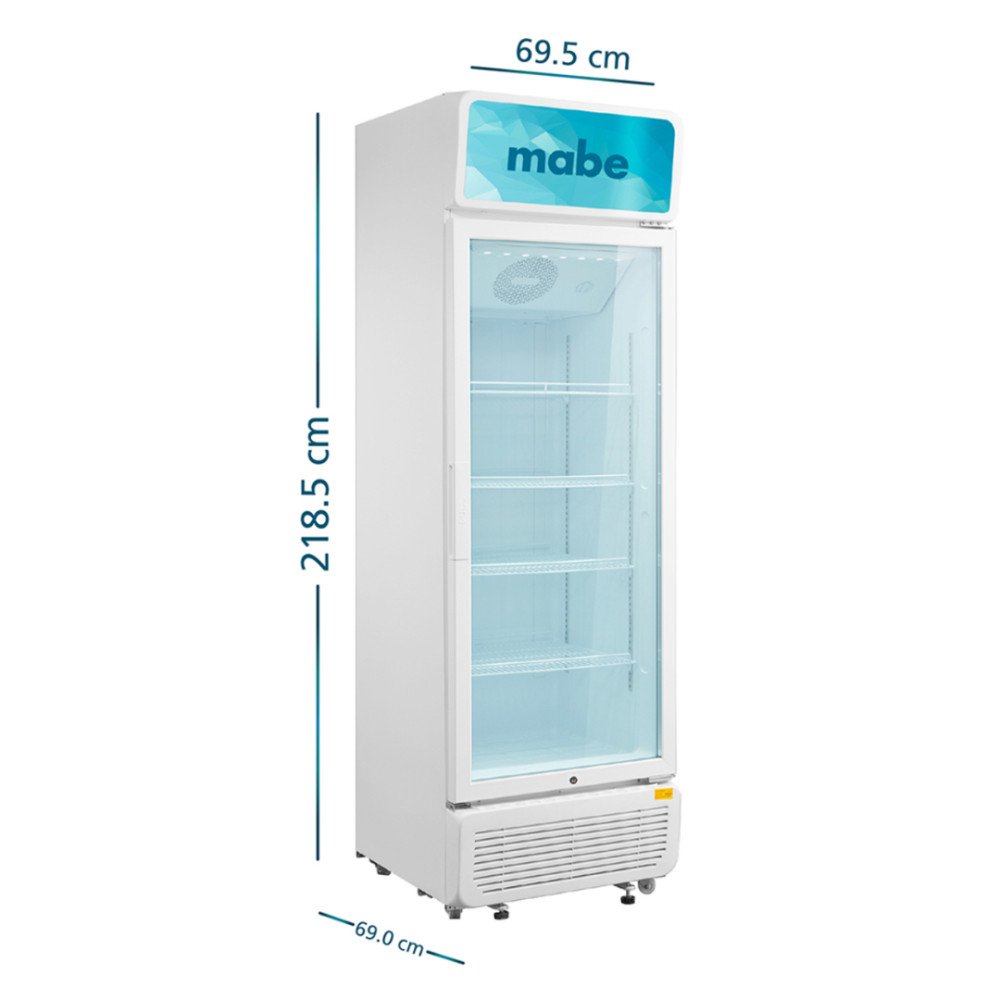 Vitrina Refrigeradora Mabe |Enfriadora vertical 416 Lt.