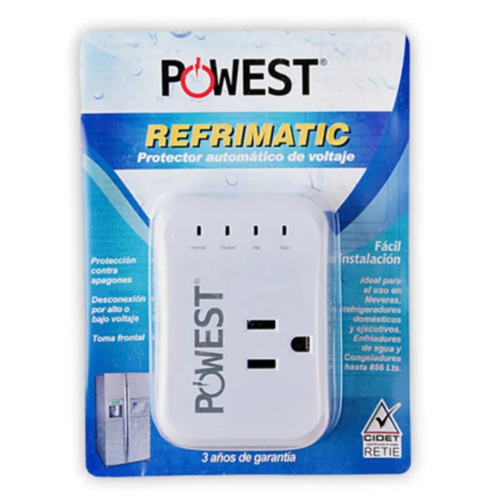 Protector de Voltaje Powest I Refrimatic modelo REFRIMATIC cómpralo en Mi Bodega Ec