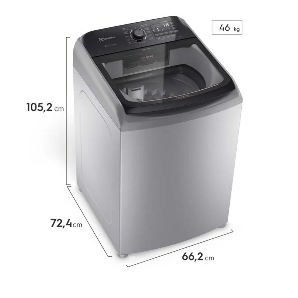 Lavadora Electrolux 22Kg| LS22I| Carga Superior