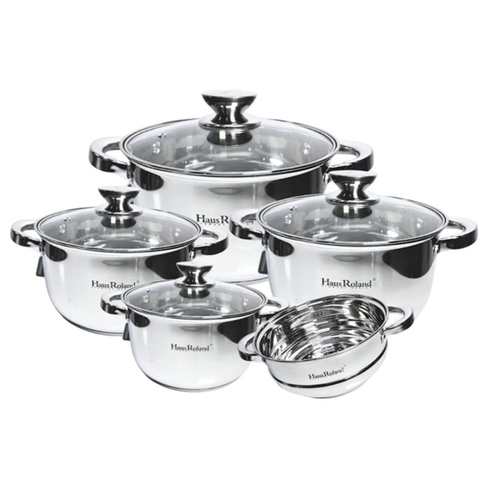 Juego de Ollas Haus Roland I 10 Piezas modelo HR181-1 cómpralo en Mi Bodega Ec