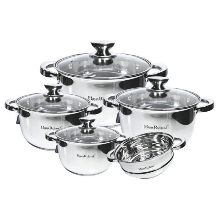 Juego de Ollas Haus Roland I 10 Piezas modelo HR181-1 cómpralo en Mi Bodega Ec