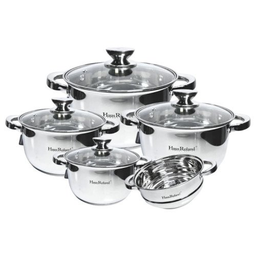 Juego de Ollas Haus Roland I 10 Piezas modelo HR181-1 cómpralo en Mi Bodega Ec