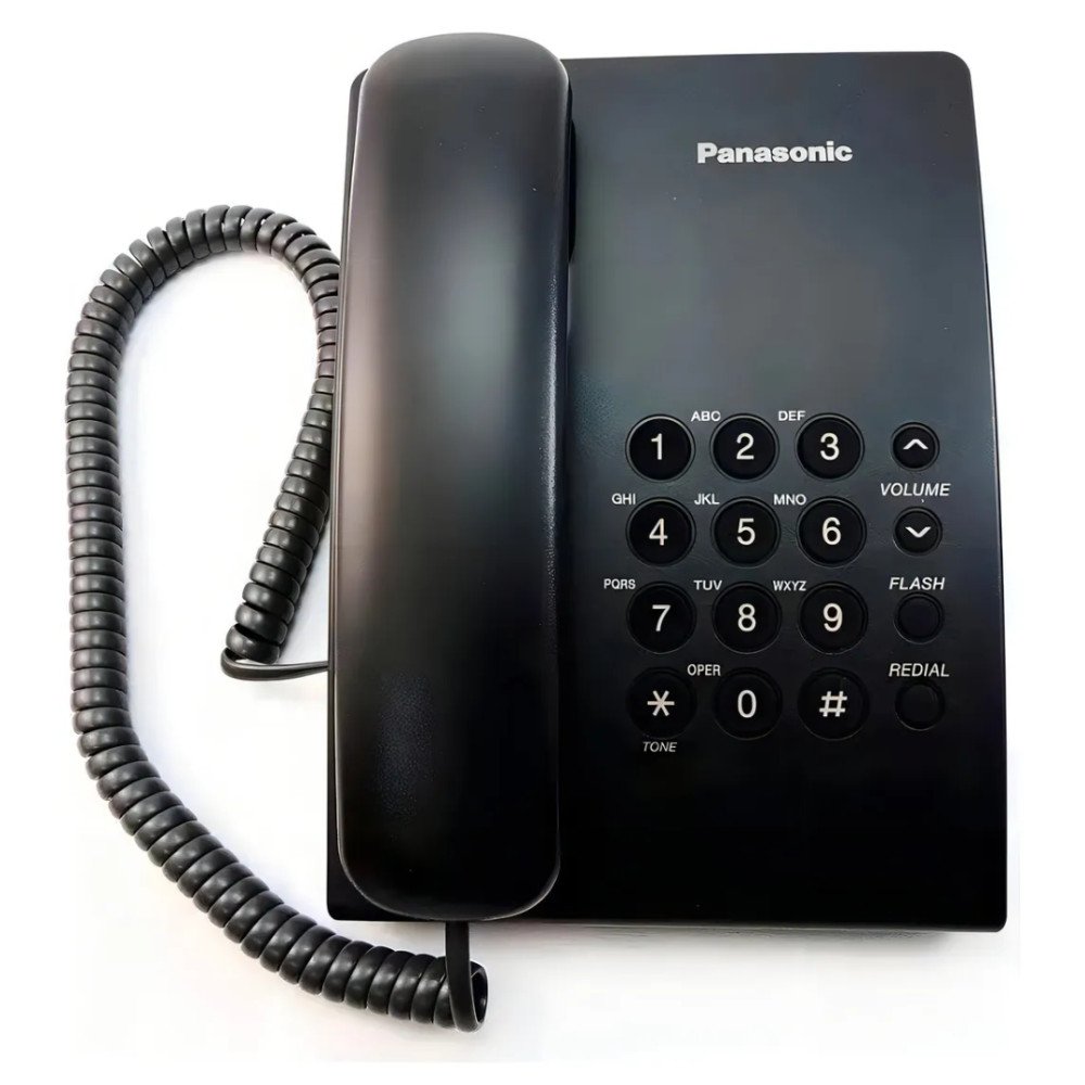 Teléfono Alambrico Panasonic I KX-TS500MXB modelo KX-TS500MXB cómpralo en Mi Bodega Ec