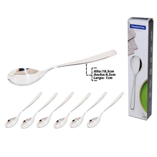 Juego de Cucharas Tramontina I 6 Piezas modelo 63960/287 cómpralo en Mi Bodega Ec