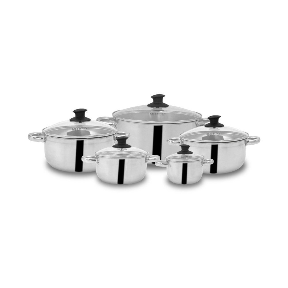 Juego de Ollas Umco I Set Caldero I 10 Piezas modelo UM4339 cómpralo en Mi Bodega Ec