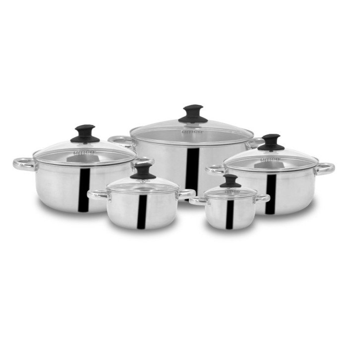 Juego de Ollas Umco I Set Caldero I 10 Piezas modelo UM4339 cómpralo en Mi Bodega Ec