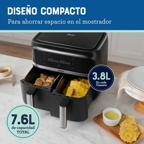 Freidora de Aire Oster 7.6Lt.|CKSTAF7MCDDF 1800 Watts modelo CKSTAF7MCDDF cómpralo en Mi Bodega Ec