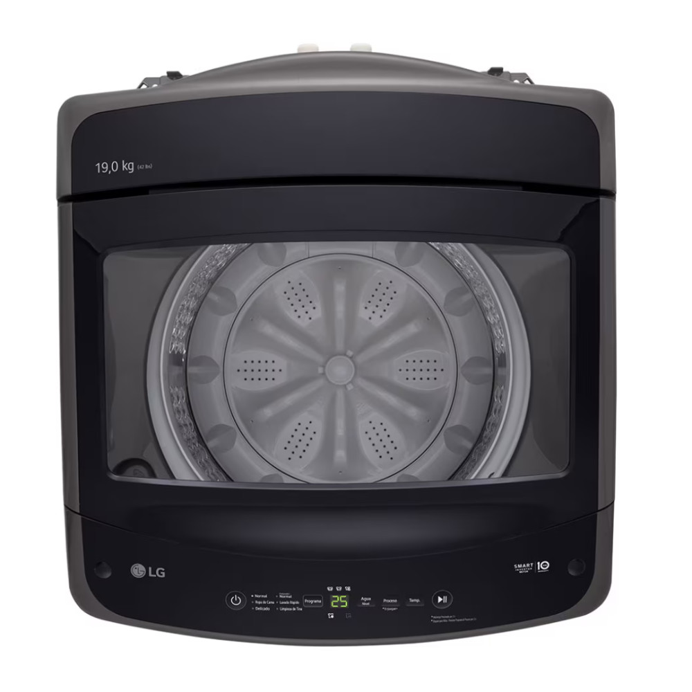 Lavadora LG Negra 19Kg | WT19MVTM |Carga Superior modelo WT19MVTM cómpralo en Mi Bodega Ec